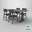 3D Dining set N26 model