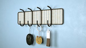 3D key chain hanger