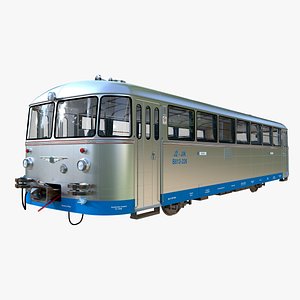 3D Sinobus JZ series 812 Yugoslavian Railbus