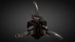 3D nut bolt