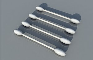 qtip cotton ear 3D model