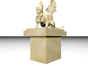 Sphinx Statue 3d model
