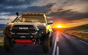 3D toyota tacoma trd custom