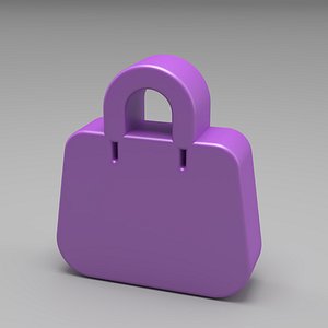 Handbag Symbol 3D