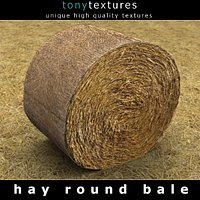 Hay Round Bale 3DS Model