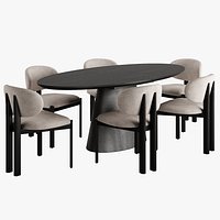 Tanner Dining Table and Duende Chair Set
