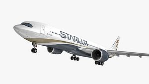 Airbus A330neo Starlux Airlines 3D model