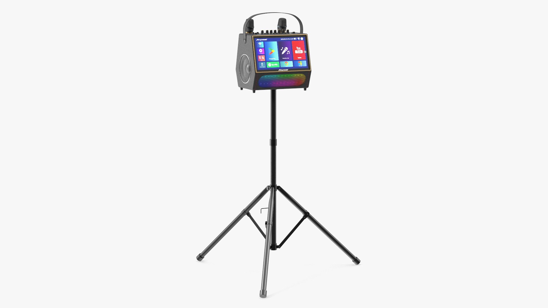 PRONEXT Karaoke Machine on Tripod 3D model https://p.turbosquid.com/ts-thumb/O3/ms7l95/fM/pronext_karaoke_machine_on_tripod_002/jpg/1742904333/1920x1080/fit_q87/69fdc082baa79aabd6627b6e1894361d2c5909a4/pronext_karaoke_machine_on_tripod_002.jpg