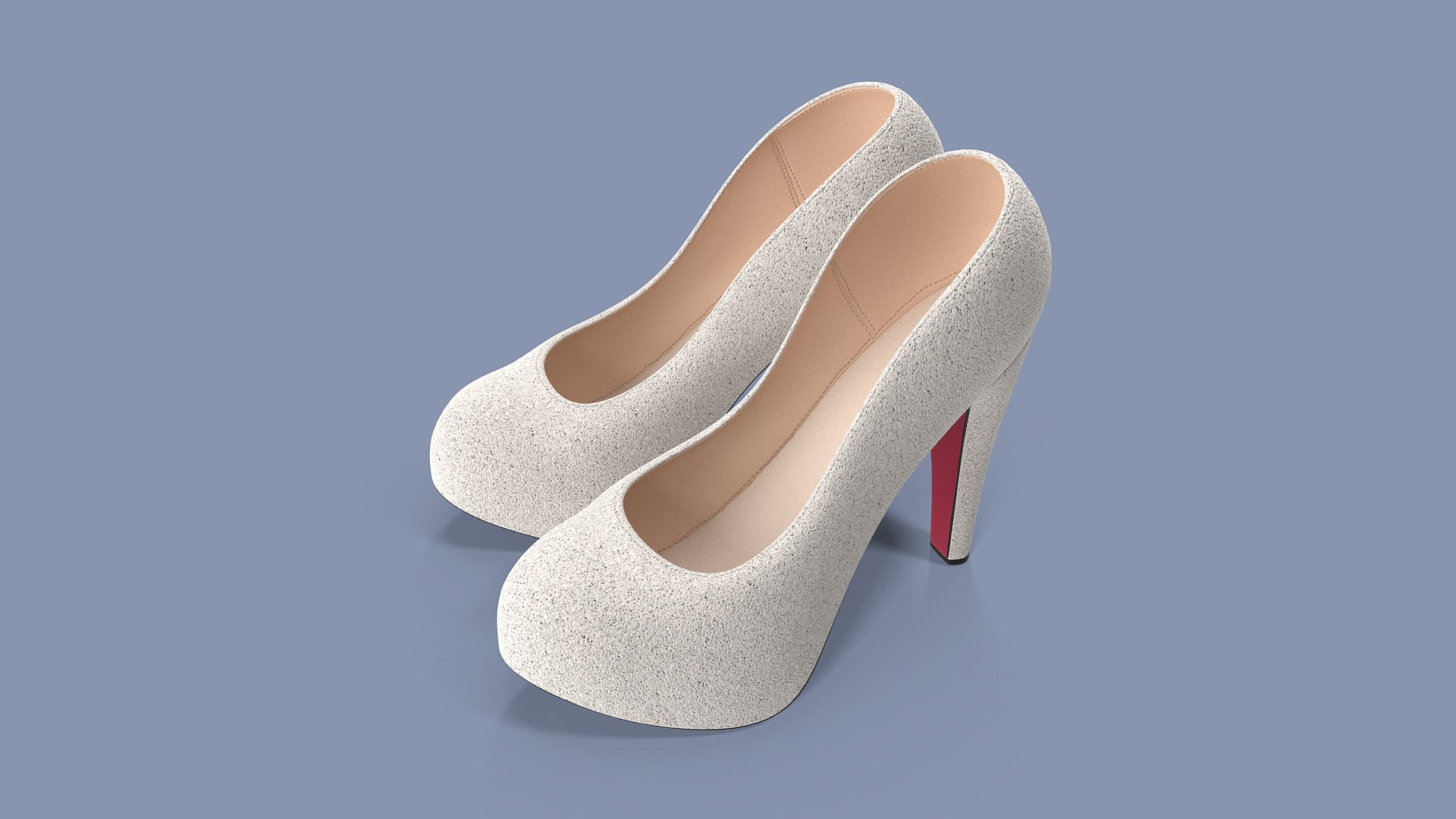 Sandals White 3D Model - TurboSquid 1740791