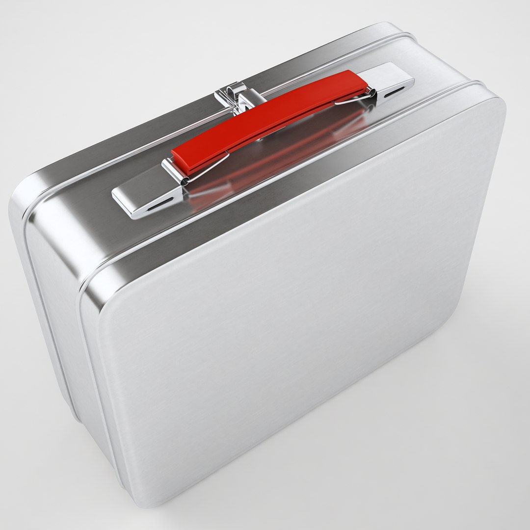3D Metal Lunch Box Model - TurboSquid 1155405