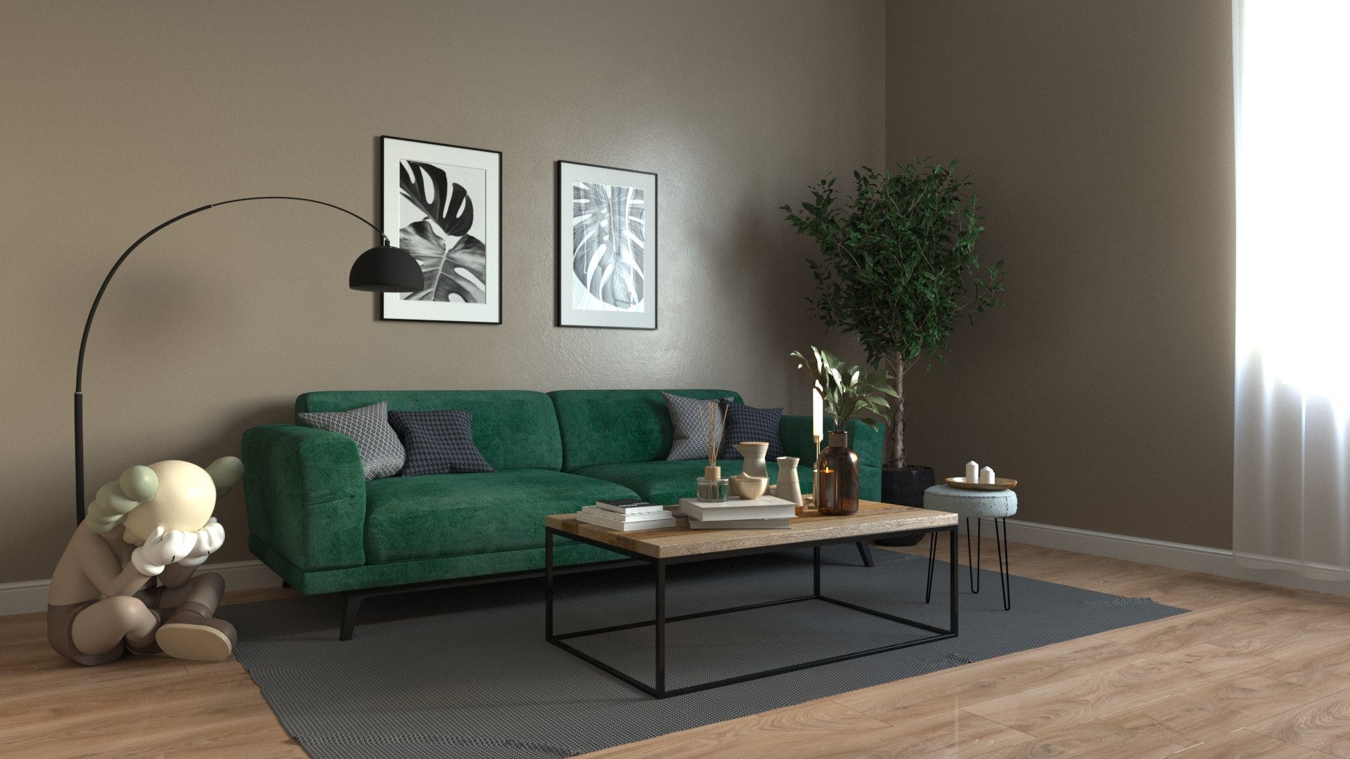 Interior Design Scene 09 Model - TurboSquid 1924403