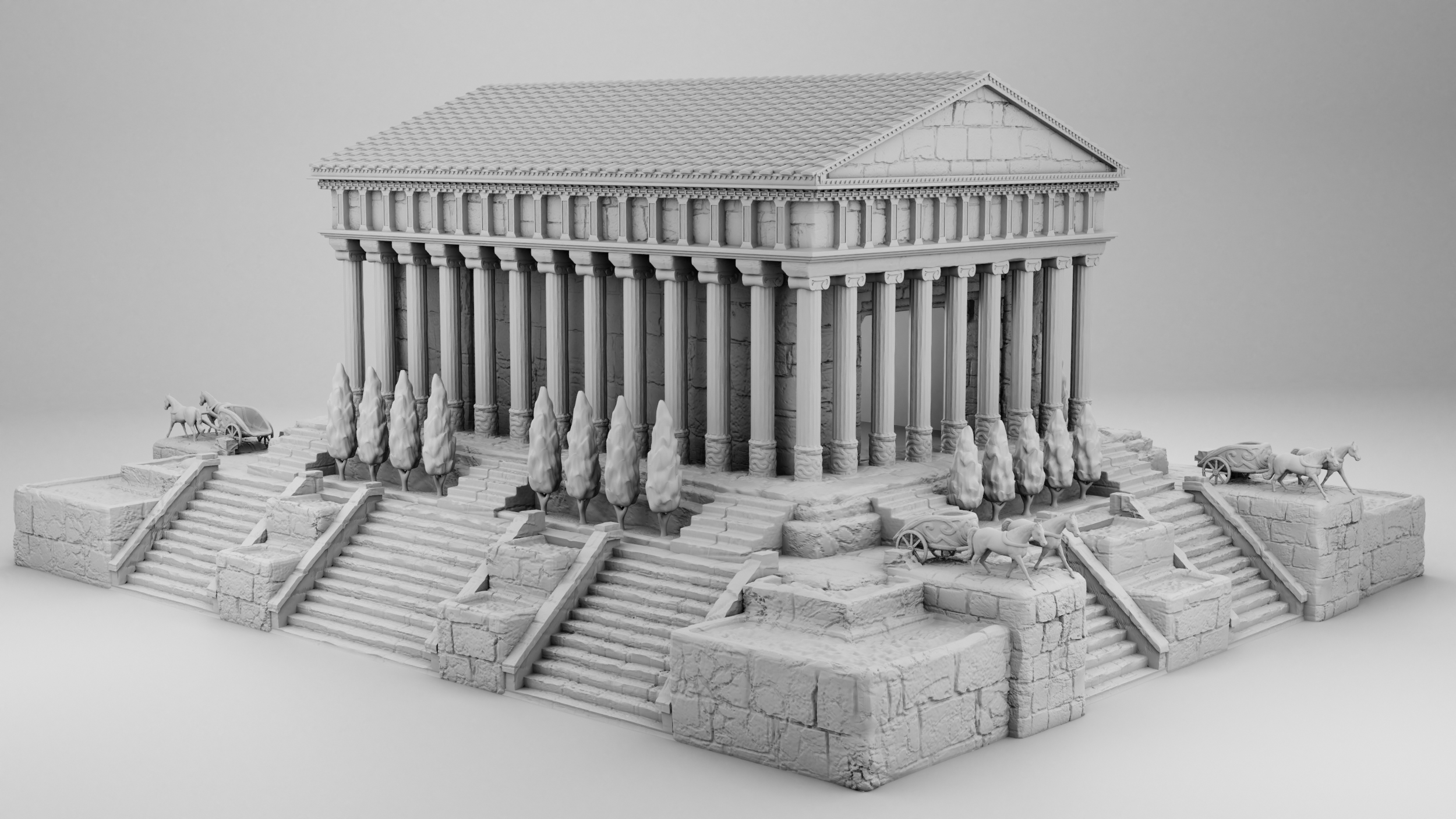 3D model greek ancient palace - TurboSquid 1687361