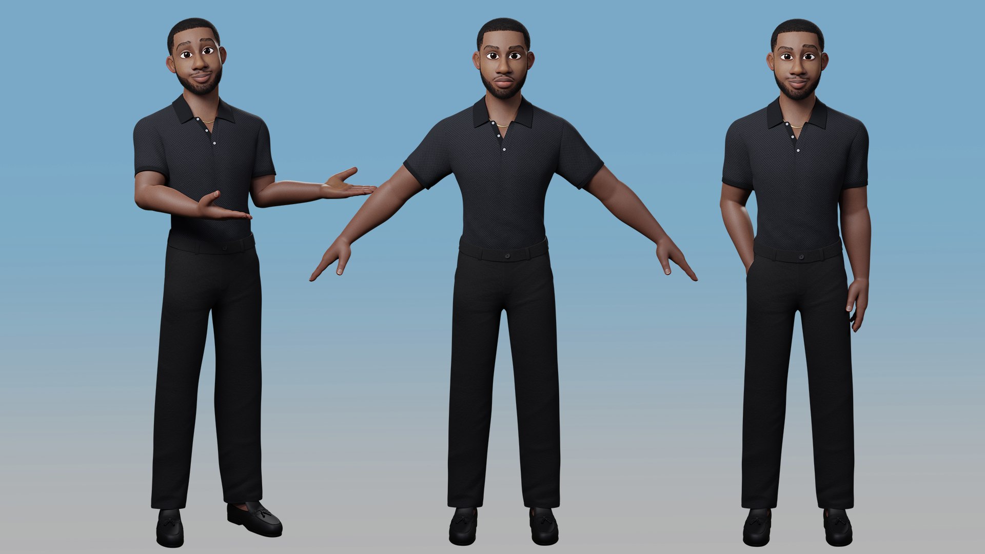 3D Stylized Man - TurboSquid 1947225