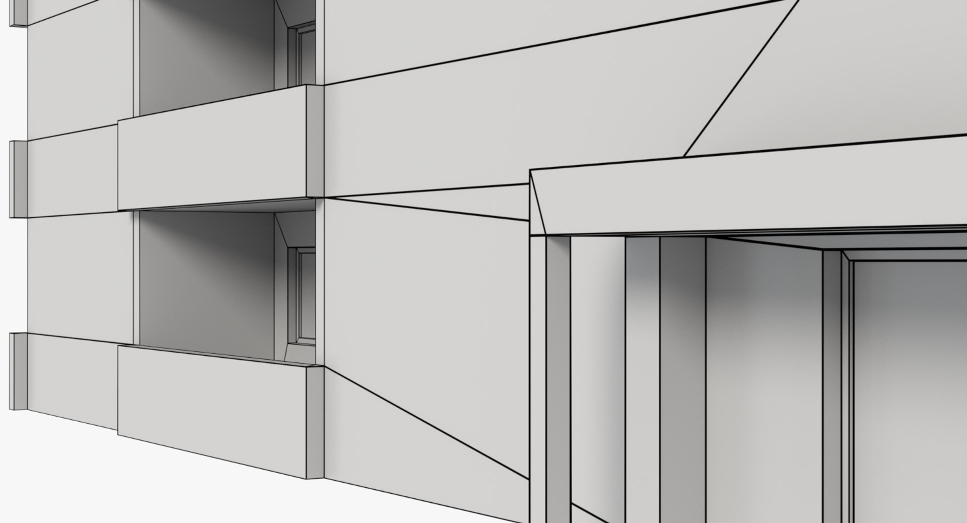 Units Building Exterior 3d Obj