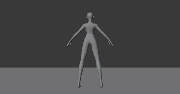 Female Base Mesh Low Poly 3D 모델 - TurboSquid 2001784