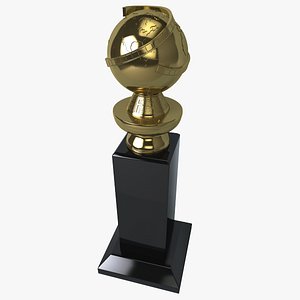 3d golden globe award