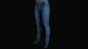 pants shoes 3d model