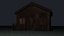 wood cabin house 3D model