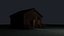 wood cabin house 3D model