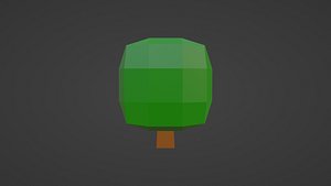 3D Bush with three textures and animations model