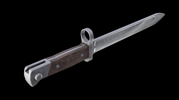 ドイツ銃剣ザイテンゲヴェーア S71 843Dモデル - TurboSquid 2306755