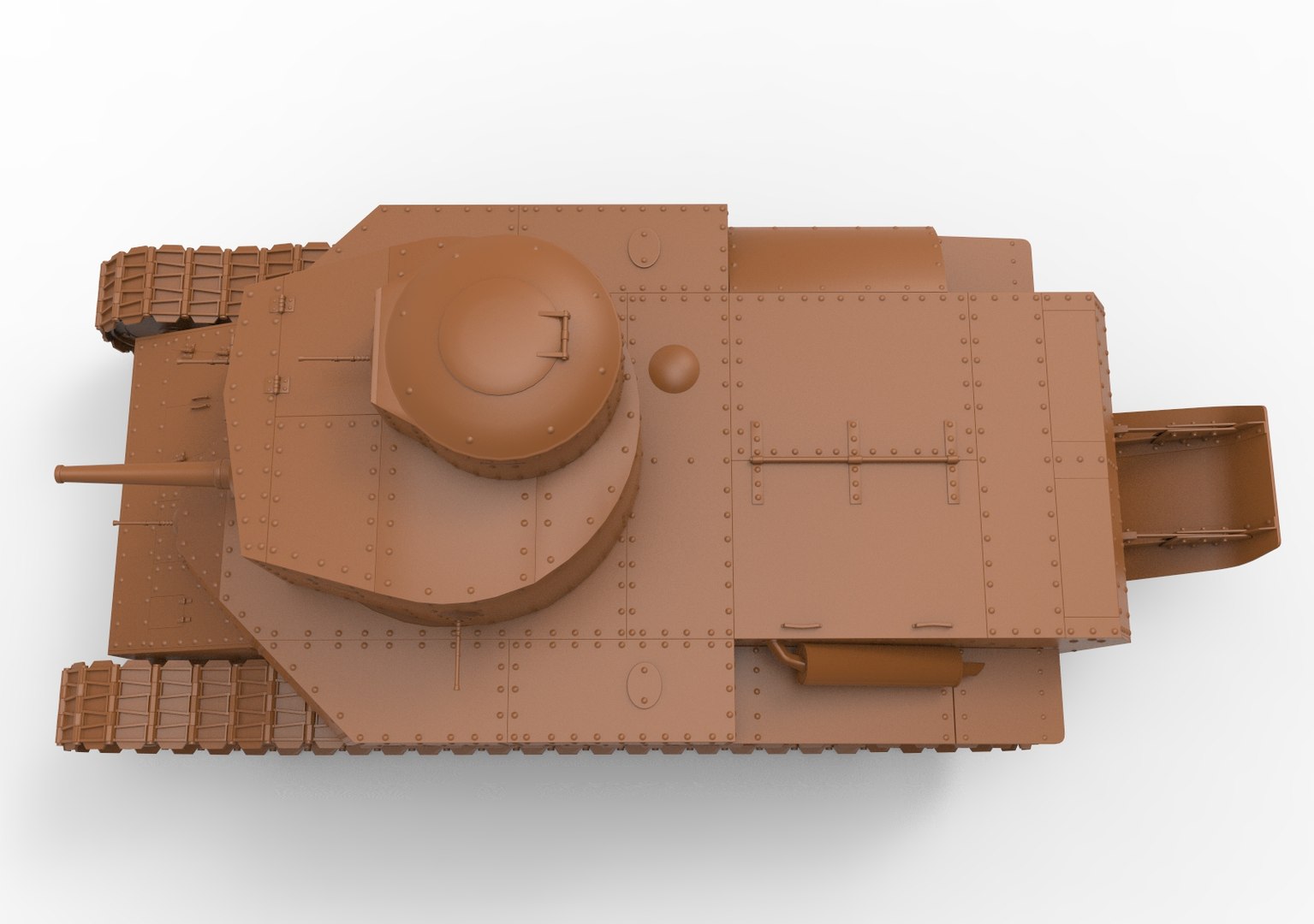 Soviet T-24 3D Model - TurboSquid 1395955