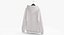 Zipper Hooded Sweatshirt Hanging Male Pocket Blank White and Branded Heather