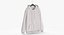Zipper Hooded Sweatshirt Hanging Male Pocket Blank White and Branded Heather