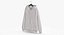 Zipper Hooded Sweatshirt Hanging Male Pocket Blank White and Branded Heather