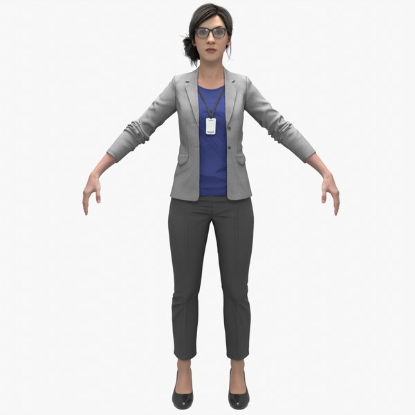 Female Grant Director 3D model