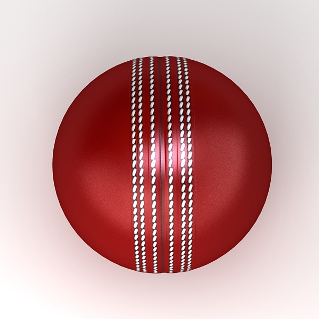 Cricket Ball 3D TurboSquid 1535709