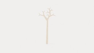 Tall Oak Tree Silhouette Wall Decor