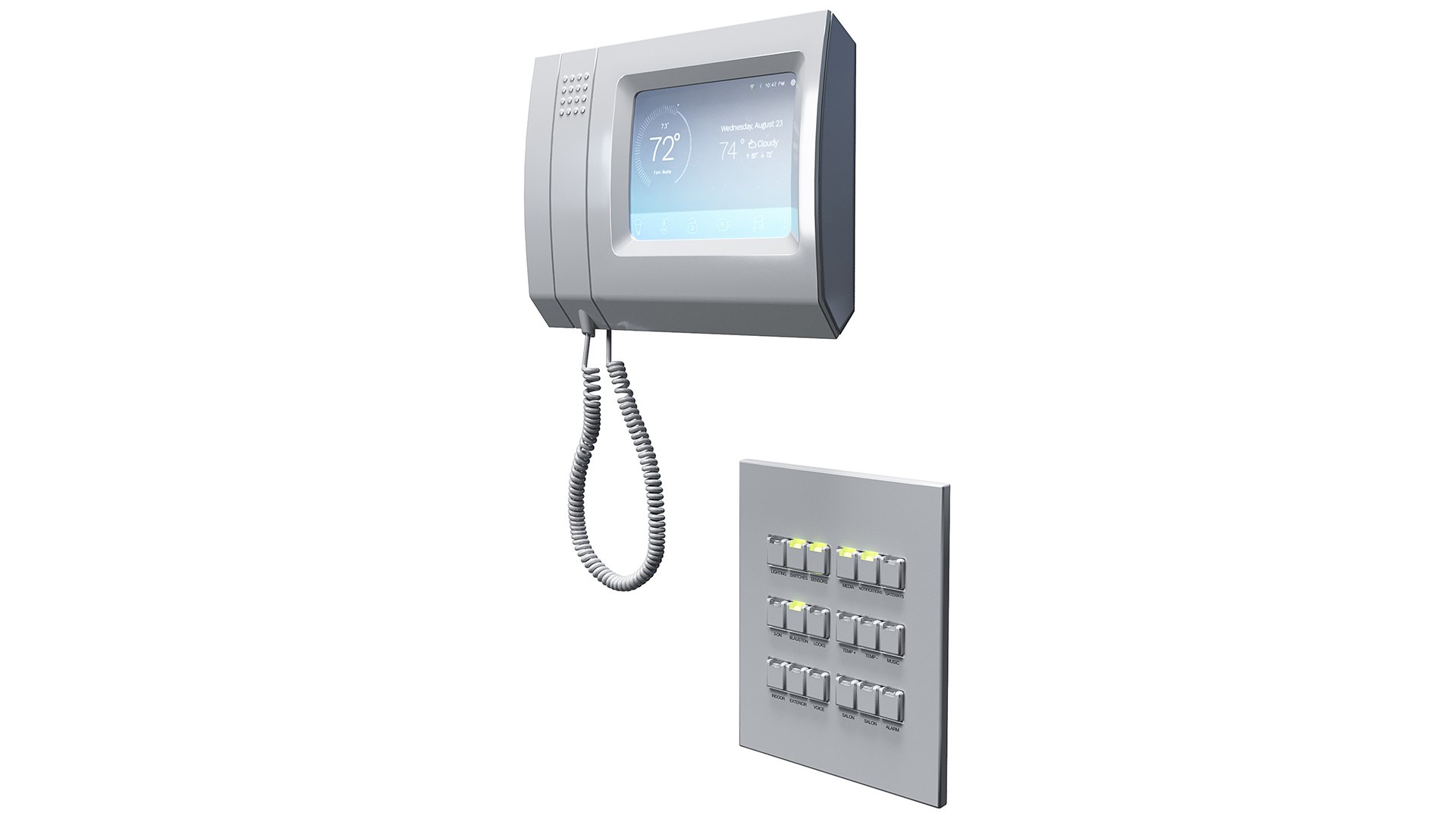 Free Free Intercom - Control Panel 3D Model - TurboSquid 1879802