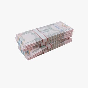 3D model 1000 Guyanese Dollar GYD