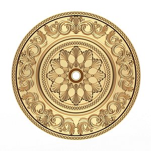 Ceiling Rosette 06 3D model