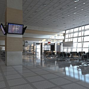 Airport Departures Lounge
