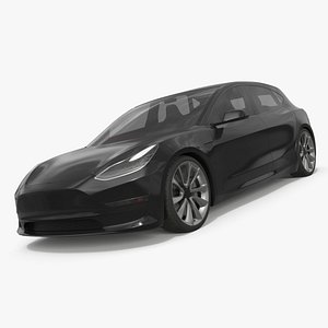 3D model Next-Generation Electric Passenger Car Simplified