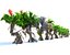 Plantes préhistoriques animées