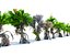 Plantes préhistoriques animées