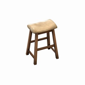 japanese chair 3d model