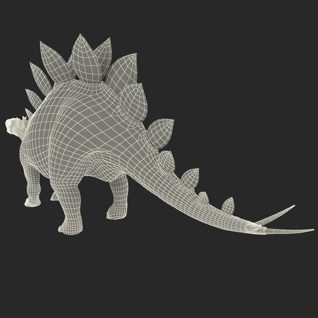 Stegosaurus Rigged 3d Model