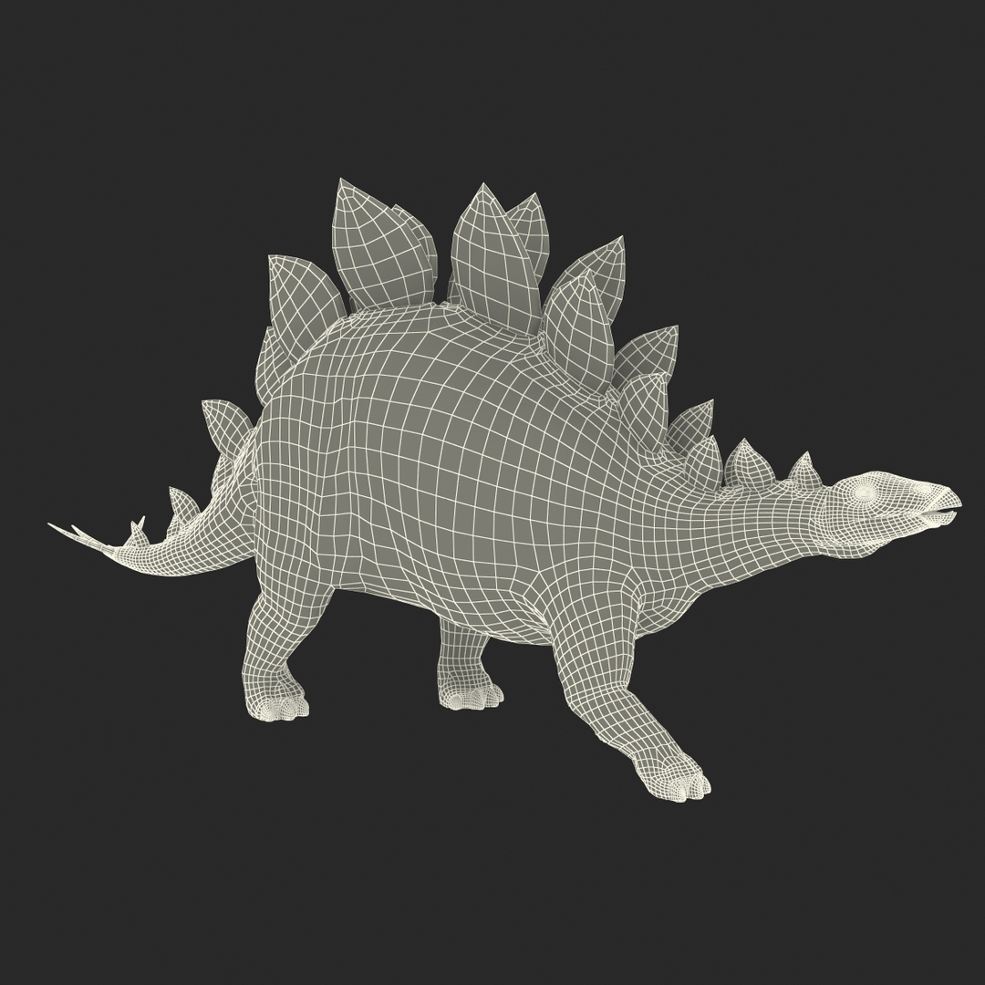Stegosaurus Rigged 3d Model