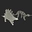 Stegosaurus Rigged