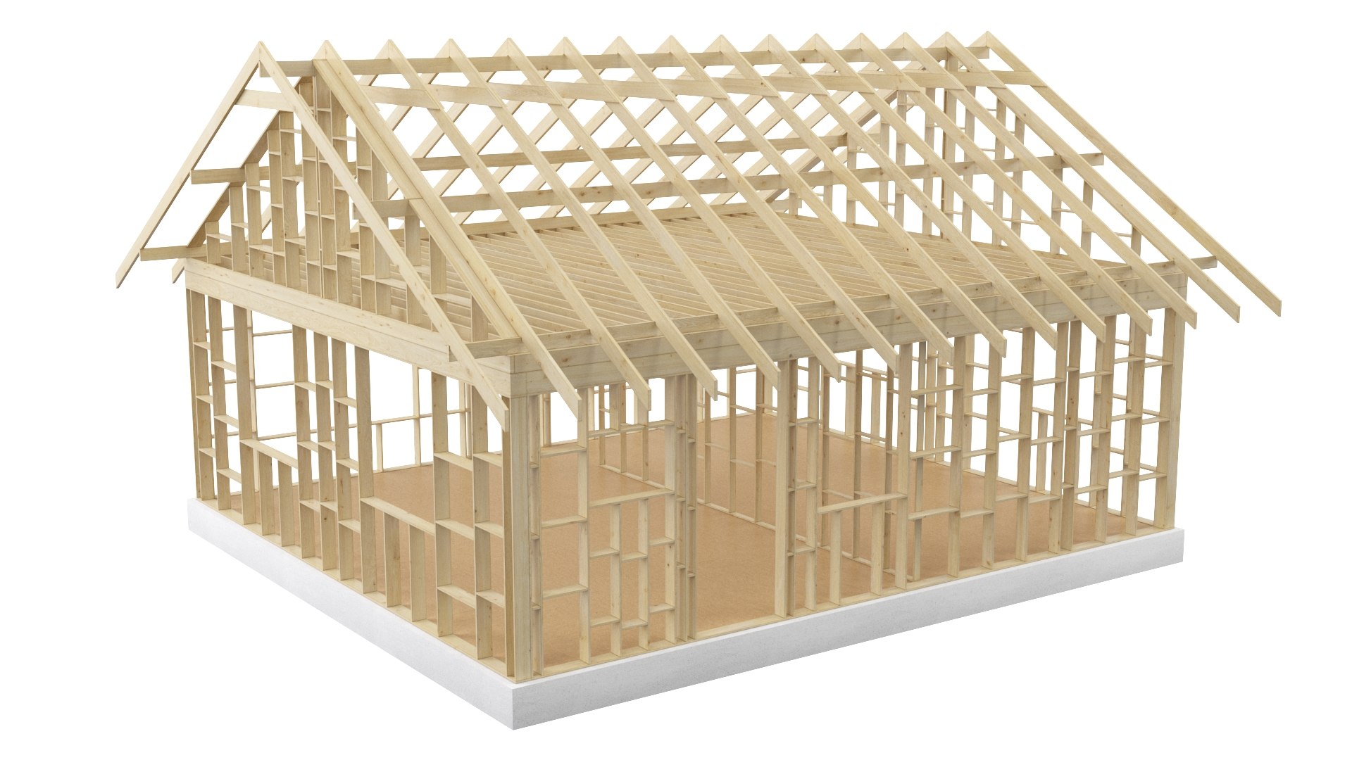 House Construction 3D Model - TurboSquid 1829959