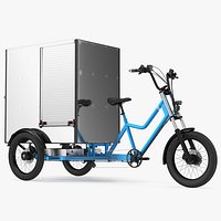 Commercial Grade Electric Trike with Cargo Box
