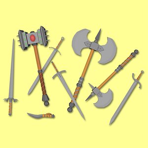 3D weapon pack