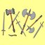 Low Poly Weapon Pack -  Medieval and Fantasy Melee