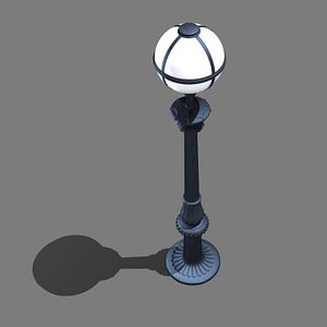 street lamp light 3d max