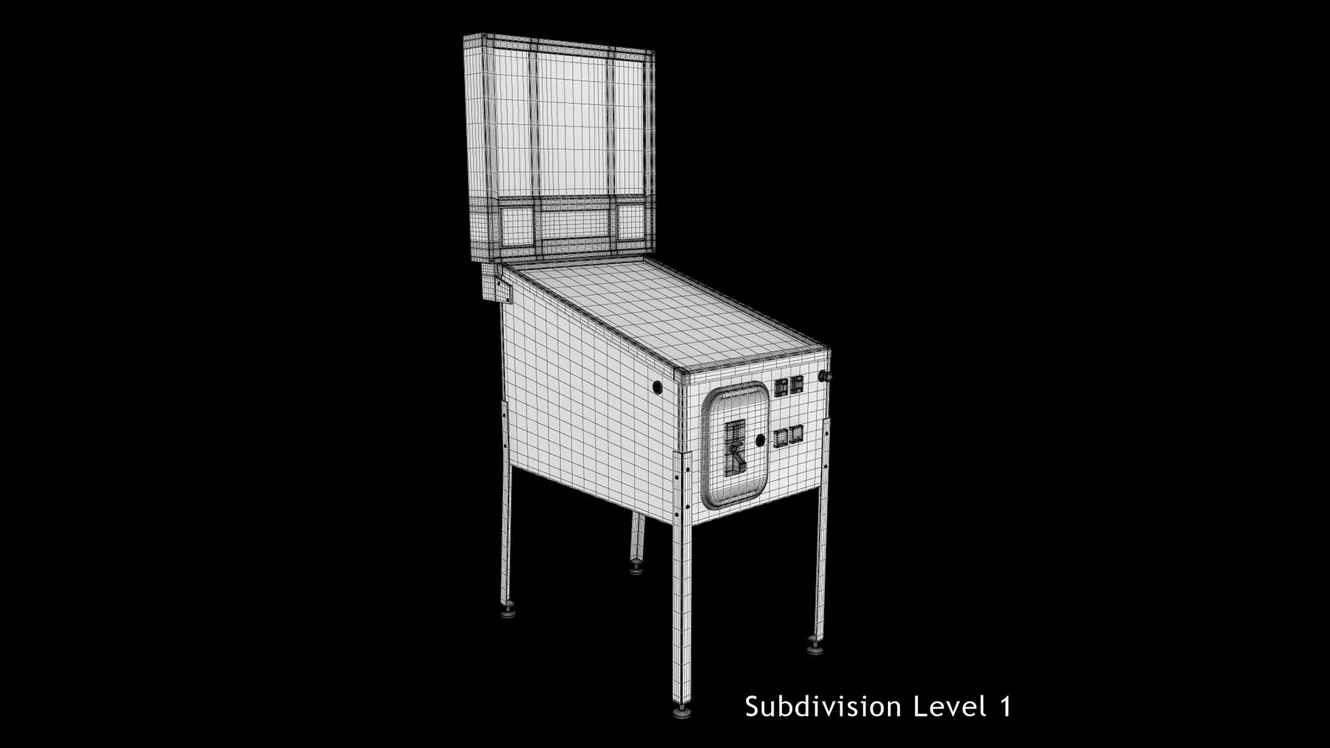 3d pinball arcade model