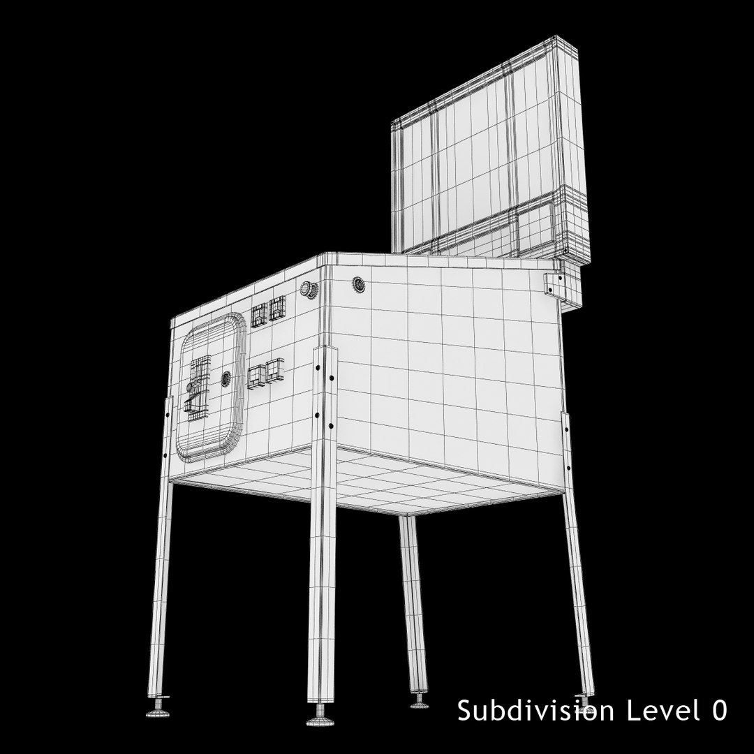 3d pinball arcade model